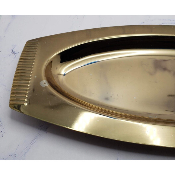 Vintage Kromex 10 Inch Serving Party Tray Platter Dish - Picture 2 of 8